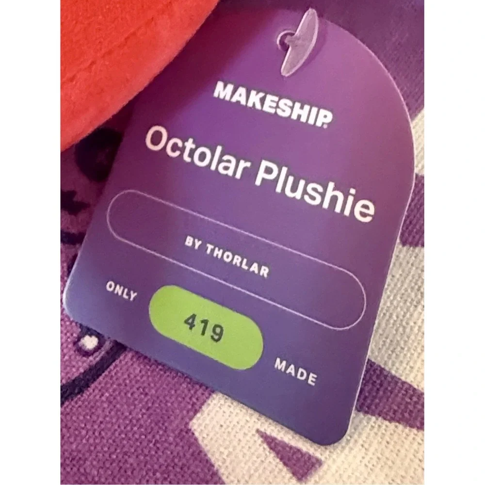 Makeship VTuber Thorlar Plushie Rare Retired Plush Rare Collectible‎ 1 of 419
